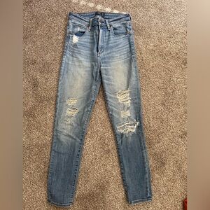 Abercrombie & Fitch Simone High Rise Ankle Jeans